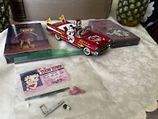 VINTAGE BETTY BOOP HOT ROD 57 CHEVY BELAIR 1999 WITH BIMBO & PUDGY DIECAST CAR picture