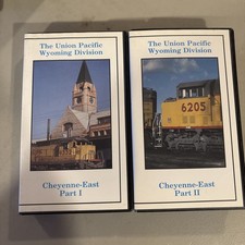 Union Pacific Cheyenne East 1989 TRAIN RAILROAD VHS GANDY DANCER 2 Tape Set Rare picture