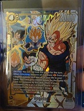 Bandai Dragon Ball Super Card Game Vegeta BT1-072 Foil Card English picture