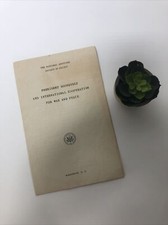 1945 National Archives Visitor Program - President Roosevelt War and Peace picture