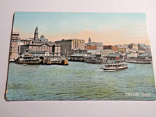 1907-1915 CIRCULAR QUAY SIDNEY AUSTRALIA STEAM BOATS SHIPS POSTCARD picture