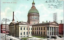 Court House, St. Louis, Missouri Postcard c1907 picture