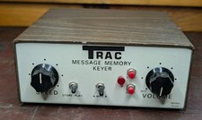Trac Message Memory Keyer Model TE201, Morse Code, No Power Supply - Sold As Is picture