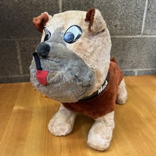 Vintage MACK TRUCK Dog 15β PLUSH BULLDOG W/ Collar Antique Advertising PROMO picture