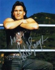 REPRINT - PATRICK SWAYZE RP PRINTED SIGNATURE / AUTOGRAPH REPRINT 8x10 Photo picture