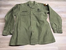 VTG Vietnam OG-107 101st Airborne Captain Shirt Master Parachutist Aviator Named picture