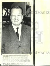 1971 Press Photo Gunnar V. Jarring, U.N. special representative to Middle East. picture