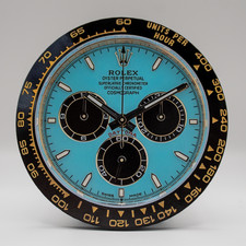 ROLEX Daytona Tiffany Blue Dial 126518LN Luxury Watch Coaster Decor Bar Gift picture