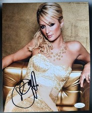 Paris Hilton Signed 8x10 Authentic  Photo - Autograph with Tamper Proof JSA picture