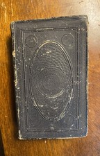 Antique Religious Book Pocket Size 1852 New Testament English picture