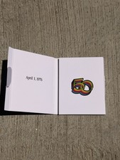 Apple 50th Anniversary Commemorative Pin Employee Exclusive picture