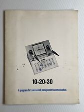 Original 1968 - Volkswagen Successful Management Communication Folder & Papers picture