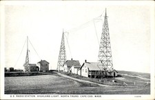 North Truro MA U.S. Radio Station E. D. West Co. c1920s-30s Vintage Postcard picture