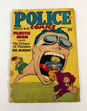 Police Comics #76 (1948) Plastic Man Jack Cole Golden Age Quality Comics FR picture