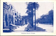 Residence Street Chicago Illinois Divided Back Post Card 1907-1917 Posted 1909 picture