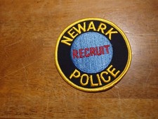 NEWARK  NEW JERSEY POLICE collectible OBSOLETE shoulder   PATCH  BX 14#1 picture