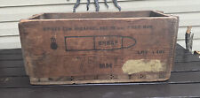 Wooden Crate Fixed Com Shrapnel for 75mm Field Gun US Military Frankford Arsenal picture