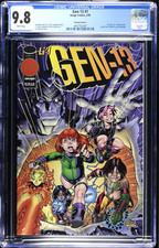 CGC 9.8 Gen 13 #1 Key Issue 1995 Cover C Variant J Scott Campbell White Pages picture