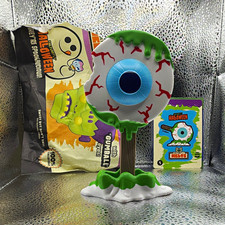 CultureFly Meltz Halloween Eyeball Art Toy Figure Box #1 w/ Sticker picture