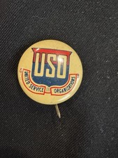 Vintage USO UNITED SERVICE ORGANIZATIONS 8/10