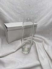 Libbey 8 Oz Bud Vase Clear Glass Cylinder Flower Vase 7.5 Inch Made In USA picture