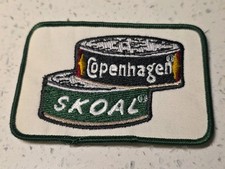 COPENHAGEN/SKOAL STACKED CANS CLOTH EMBROIDERED PATCH 3-5/8