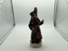 Vintage Garner Liqueurs Cossack Balalaika Musician Figural Bottle Italy 12.5” picture