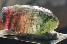 WATERMELON SCEPTER ETCHED DOUBLE TERMINATED TOURMALINE CRUZEIRO MINE BRAZIL picture