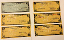 House of Crane 1924 Cigars Checks Antique Vtg Indiana History Paycheck Ephemera picture