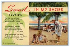 1916 Sand In My Shoe View MacDill Airforce Base Florida FL Soldier Mail Postcard picture