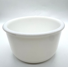 Vintage White Milk Glass Bowl/Mixing bowl, 6 inch diameter picture