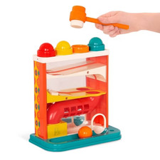 B. toys Whacky Ball Playset - 7pc Pounding Toy with Hammer picture
