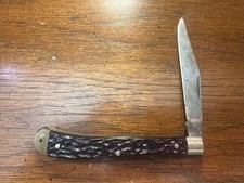 ⁠Vintage Boker Tree Brand 93 Solingen Germany Single Blade Slimline Trapper  picture