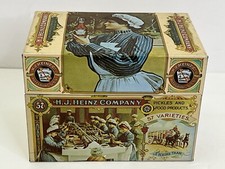 Vintage H.J. Heinz Company 1977 Metal Recipe Box Collectors Tin Advertising picture