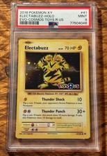 Electabuzz Toys R Us Holo Cosmos PSA 9 Mint 41/108 Pokemon Card Xy Evolutions picture