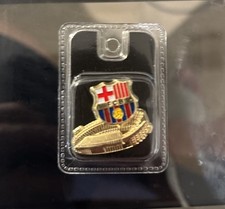 Official RARE FCB Barcelona Gold Pin Badge FIFA World Cup NIB New ⭐️ GEM picture