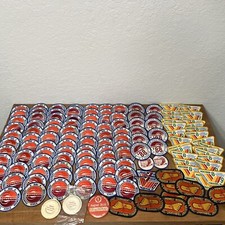 Huge Vintage Lot Of Wisconsin State Tomahawk Tournament Patches picture
