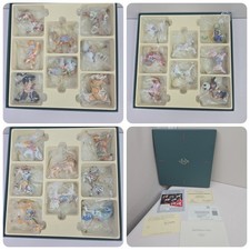 Lenox 1989 Christmas Carousel of Animals Ornaments Complete Set with Box and COA picture