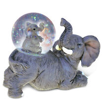 CoTa Global Elephant Snow Globe - Figurine with Sparkling Glitter - 45mm picture