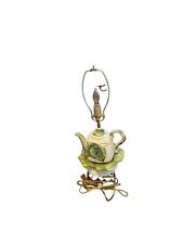 Fitz and Floyd Classics Manhattan Lilly pattern Garden Teapot Custom Lamp picture