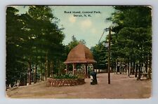 Dover NH-New Hampshire, Band Stand, Central Park, Vintage c1928 Postcard picture