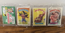 Garbage Pail Kids Series 4 Vintage 1986 Rack  Pack 24 Stickers New Unopened picture