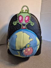 Loungefly Nickelodeon Invader Zim Backpack Glow In the dark SOLD OUT  picture