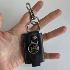 Salem Cigarettes Keychain Leather Lighter Holder Clip Vintage 1980s picture