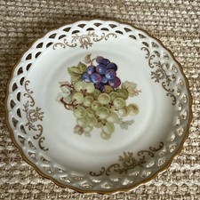 Vintage Winterling Plate Bavaria Germany Floral 7.5” Gold Trim Porcelain picture