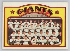 1972 Topps Giants Team Card #771 San Francisco Giants EX picture