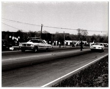 Super Stock Dragsters - 1960s Action Shot Drag Racing Photo (8