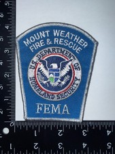 RARE Mount Weather FEMA Fire & Rescue Patch Virginia Obsolete picture