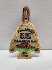 Vintage PHILMONT RANCH Mountain Trek Boy Scout Arrowhead PATCH MTN Cimarron  picture