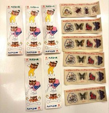 Takeda Showa Retro 3D Lenticular Seal Set Vintage Collectible Collection picture